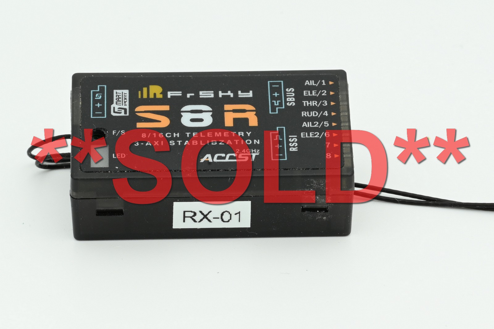 FrSky S8R Gyro Receiver FrSky S8R Gyro Receiver